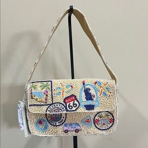 Handcrafted In India | Beaded World Traveler Shoulder Bag